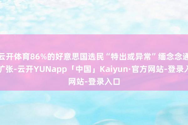 云开体育86%的好意思国选民“特出或异常”缅念念通货扩张-云开YUNapp「中国」Kaiyun·官方网站-登录入口